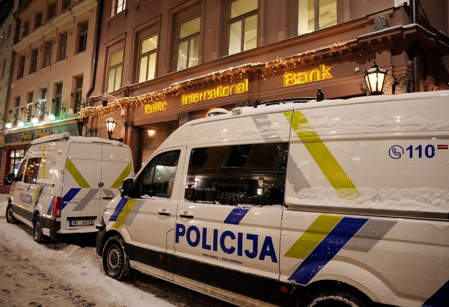 Läti politseiautod.