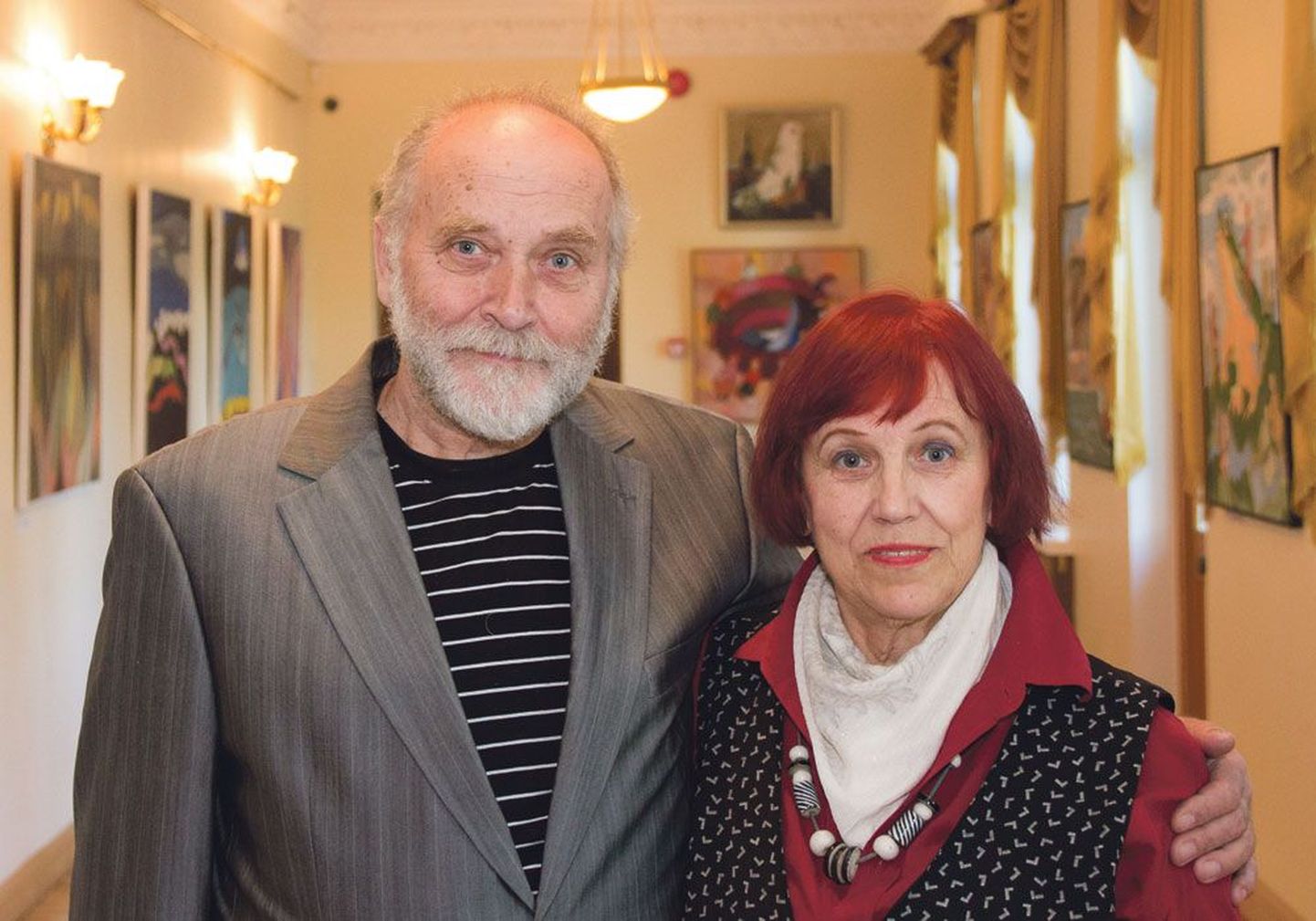 удожники Керсти Кару и Валерий Саков познакомились в Архангельске и поженились 35 лет назад в Таллинне.