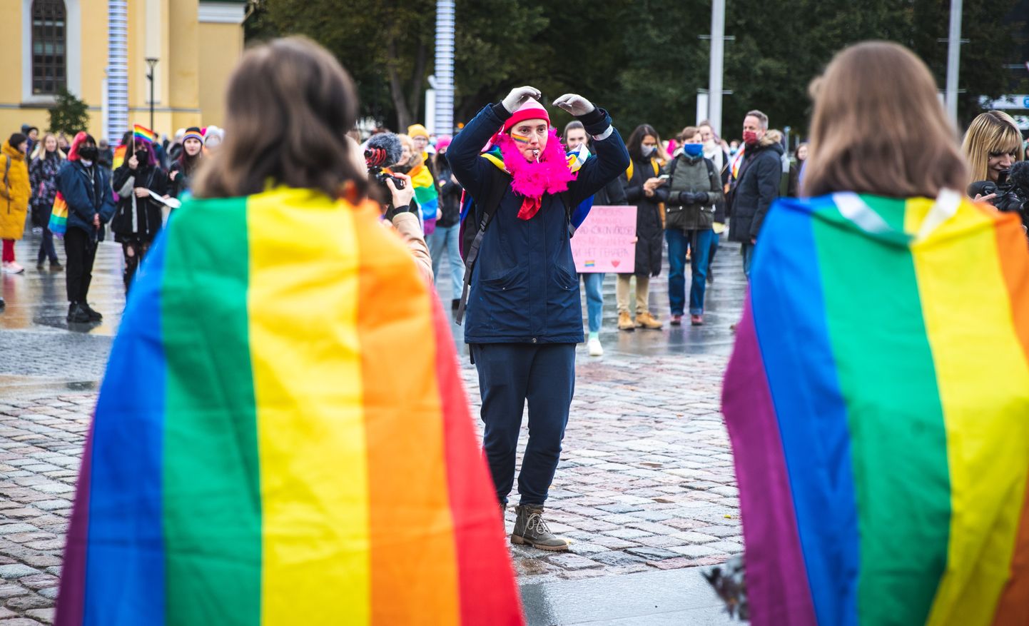 The Estonian parliament on Tuesday passed a law, which enables two persons of legal age to enter into marriage, regardless of their gender.