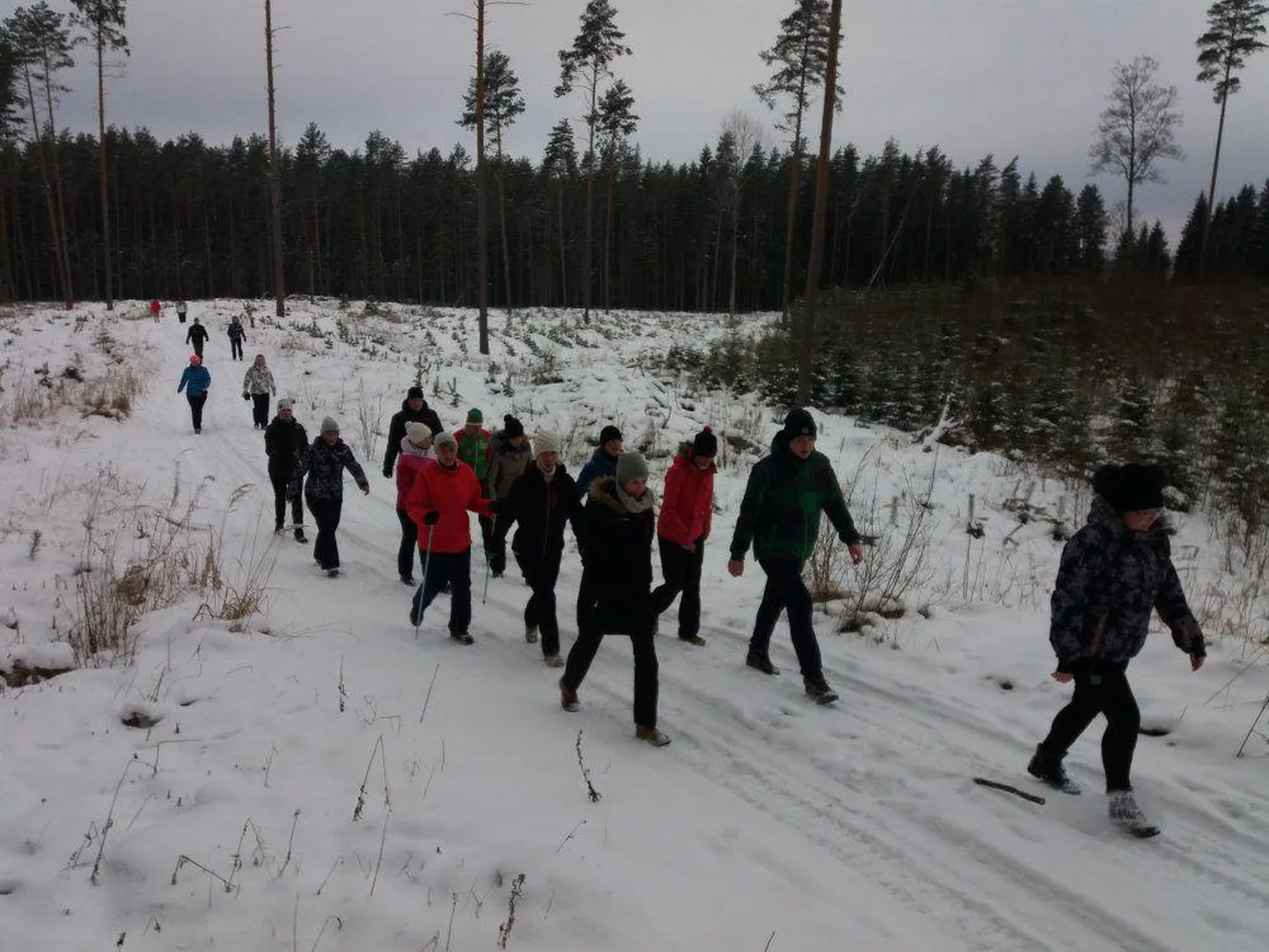 Rahvamatk Valgas tänavu veebruaris