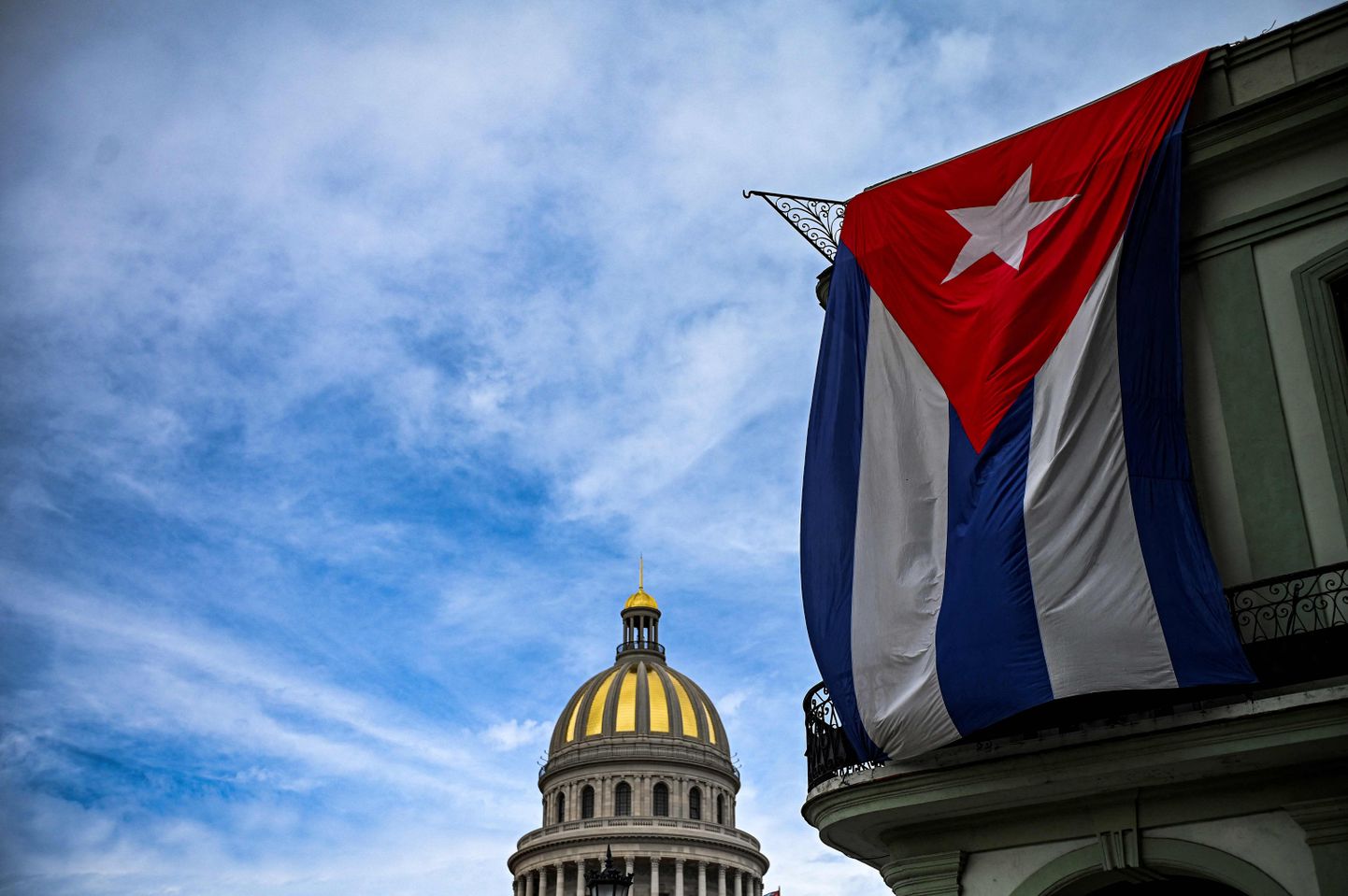 Kuuba lipp Havanas.
