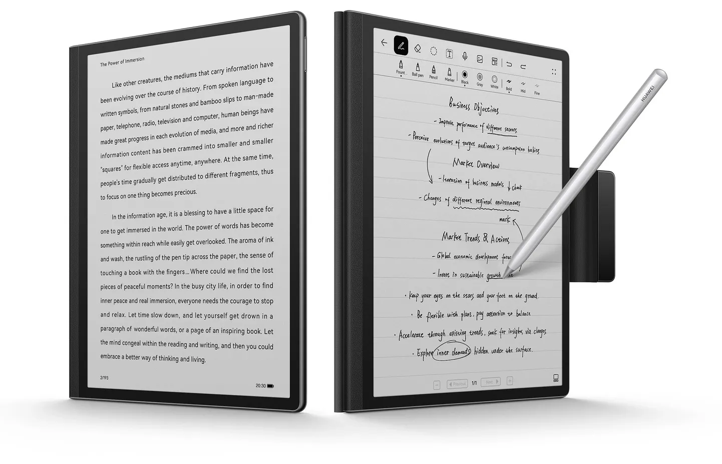 Huawei MatePad Paper tuli esmakordselt välja praegu Barcelonas kestval mobiilimessil Mobile World Congress 2022.