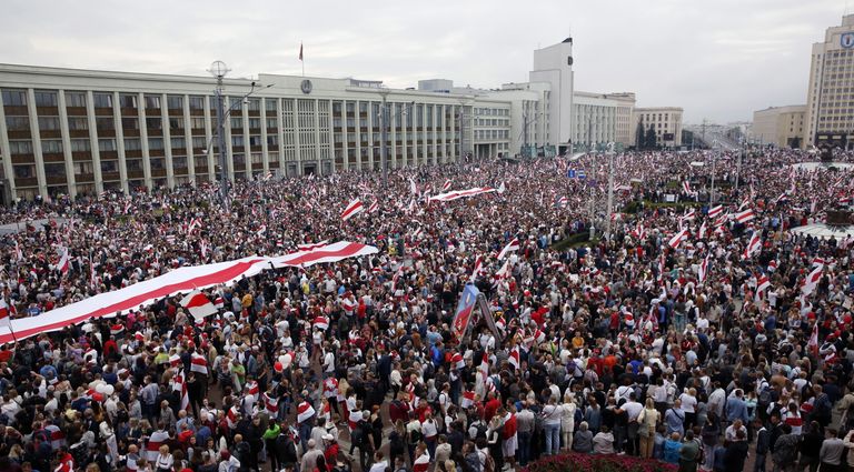 "Марш новой Беларуси" в Минске, 23 августа 2020 года 