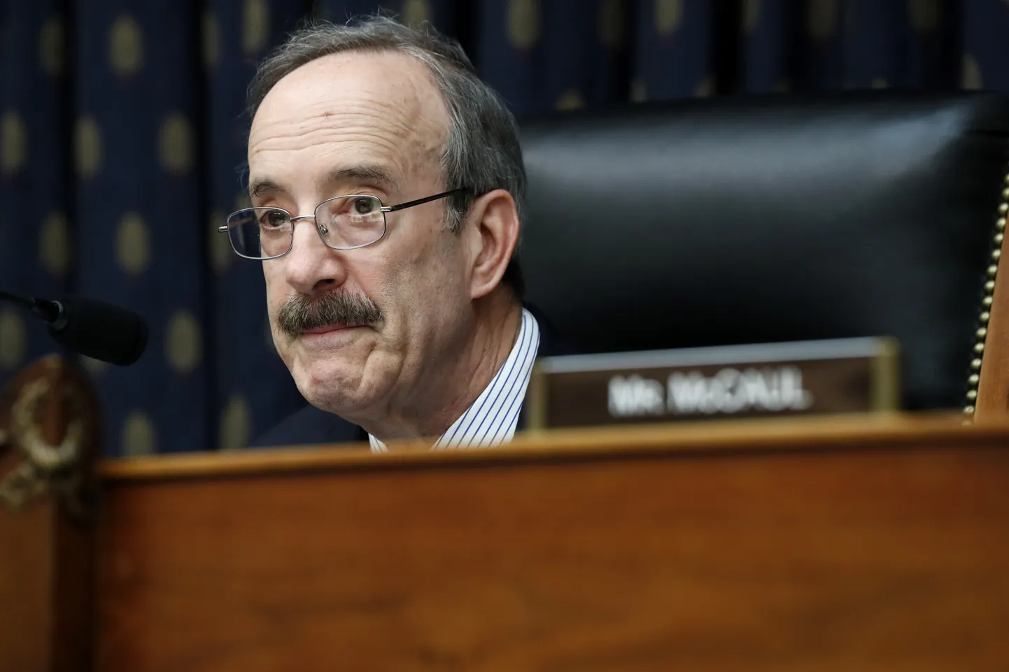 USA esindajatekoja välissuhete komitee demokraadist esimees Eliot Engel sellel 30. aprillist pärineval fotol.