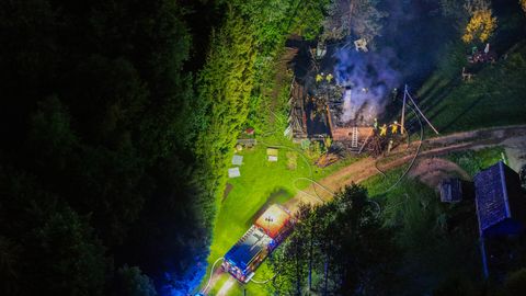Viljandi vallas põles öösel saun