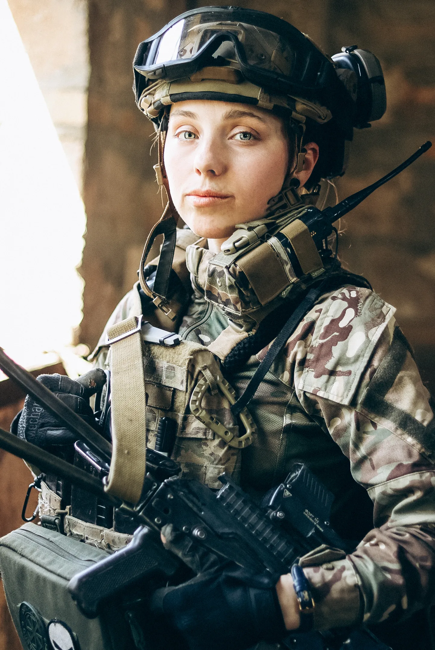 Командир отделения Бригады быстрого реагирования Национальной гвардии Украины «Джейн»