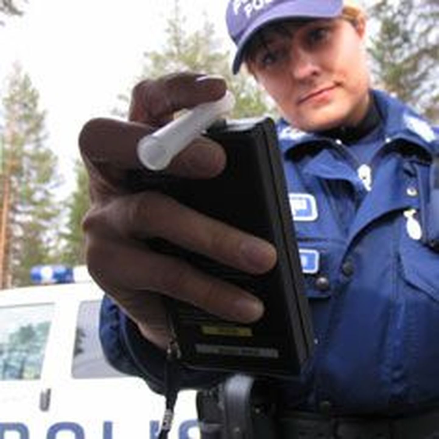 Soome politsei alkomeetriga