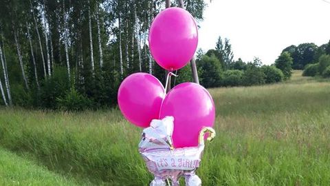 Фотоновость: на шоссе Валга-Тарту обозначили место рождения маленькой Мии