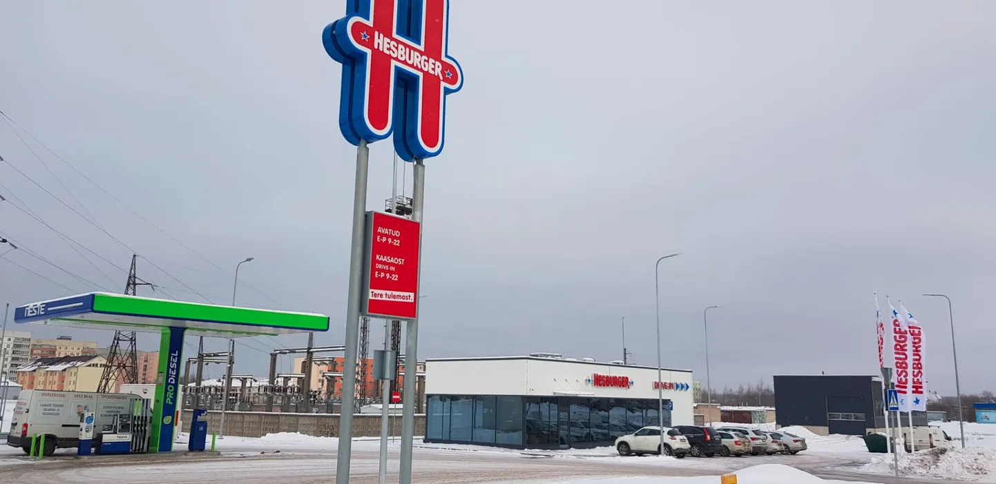 Ресторан Hesburger в Нарве