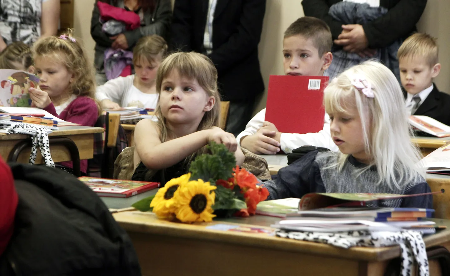 Esimese klassi aktus Pärnu Rääma põhikoolis.