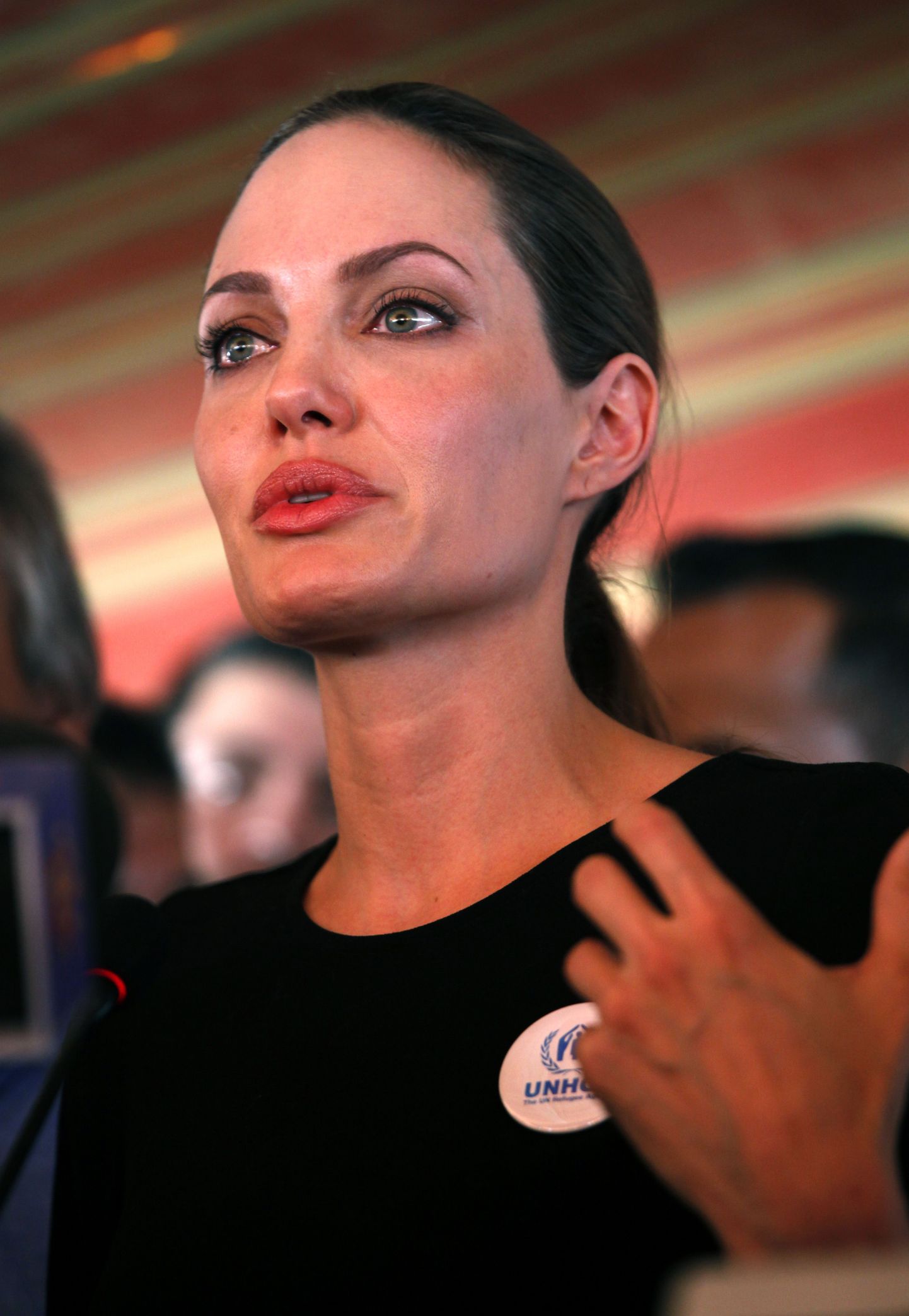 Angelina Jolie esinemas pressikonverentsil