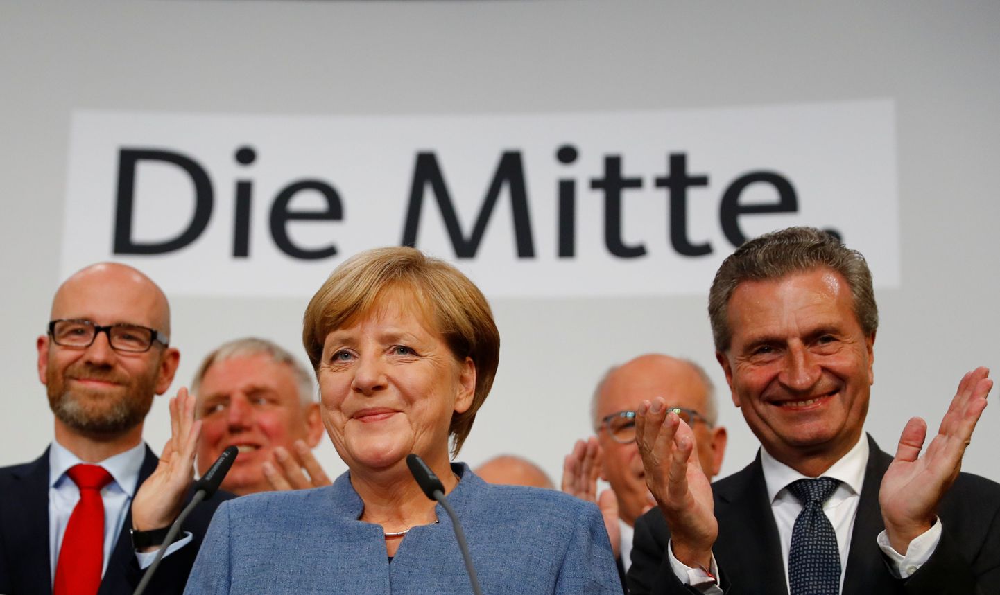 CDU liider Angela Merkel.