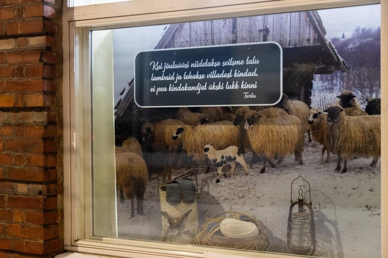"Kui jõuluöösi niidetakse seitsme talu lambaid ja tehakse villadest kindad, ei pea kindakandjat üks lukk kinni." - Tartu