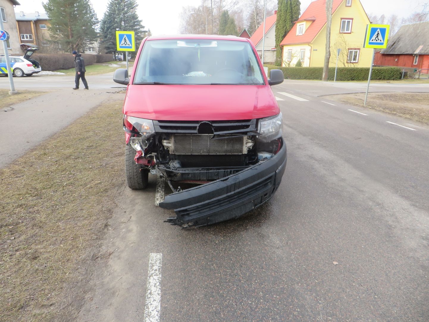 Õnnetuses osalenud sõiduauto Volkswagen