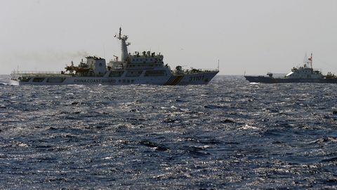 Китайские корабли вторглись в воды контролируемых Японией остров