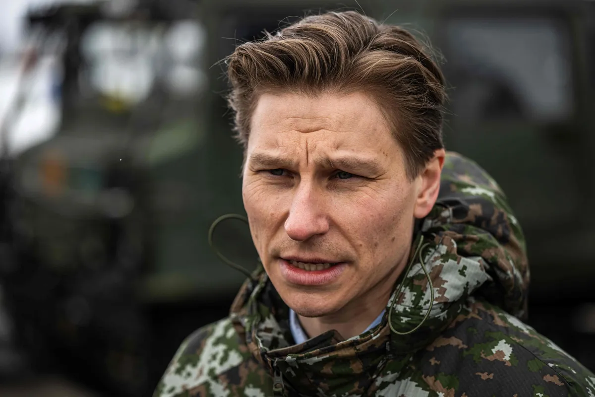 Finnish Defense Minister Antti Häkkänen.