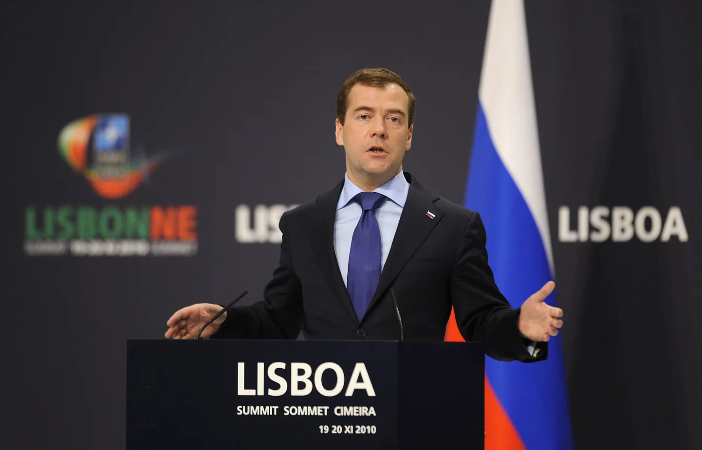 Venemaa president Dmitri Medvedev.