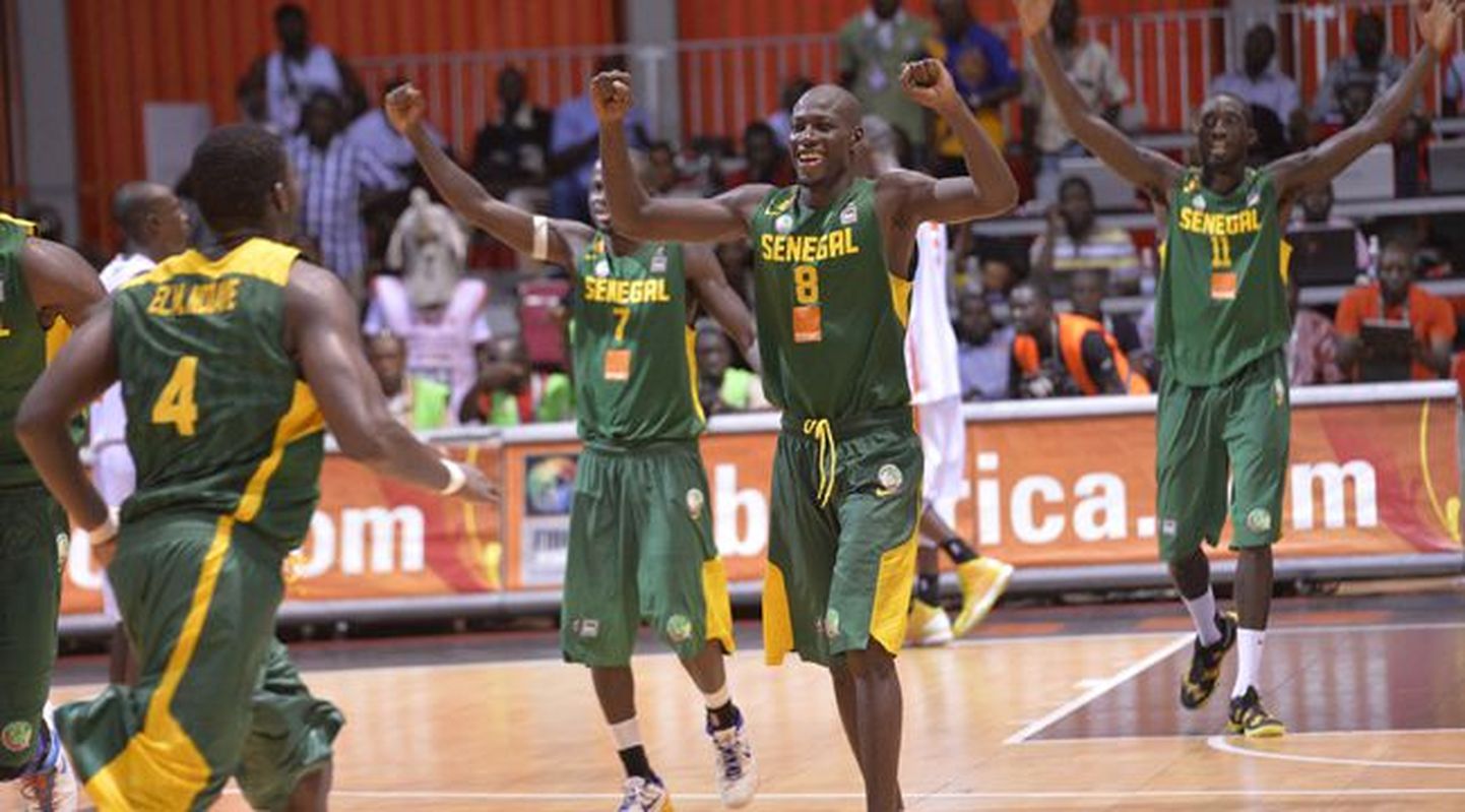 Senegali koondise mängijad.