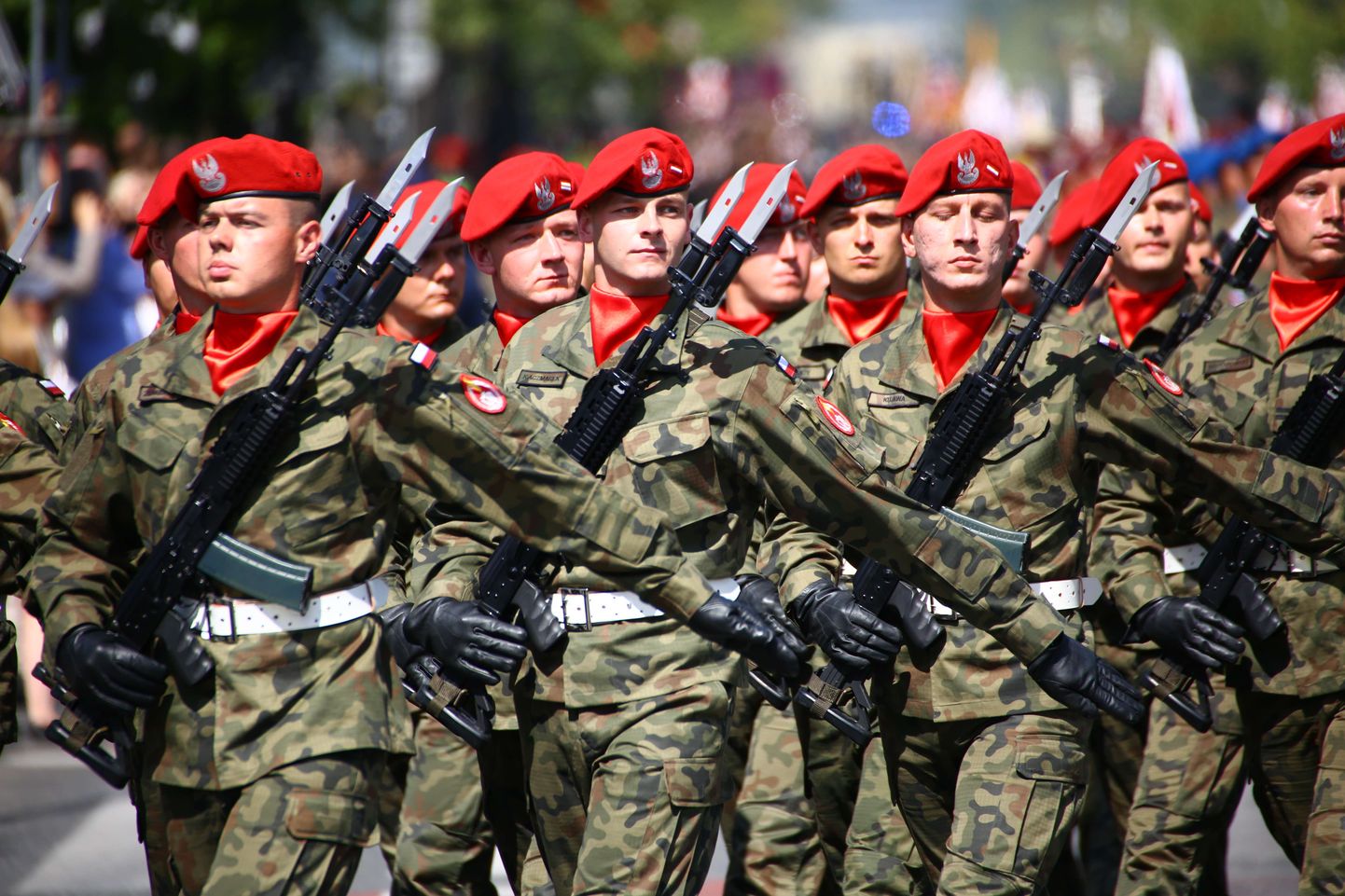 Poola sõdurid.