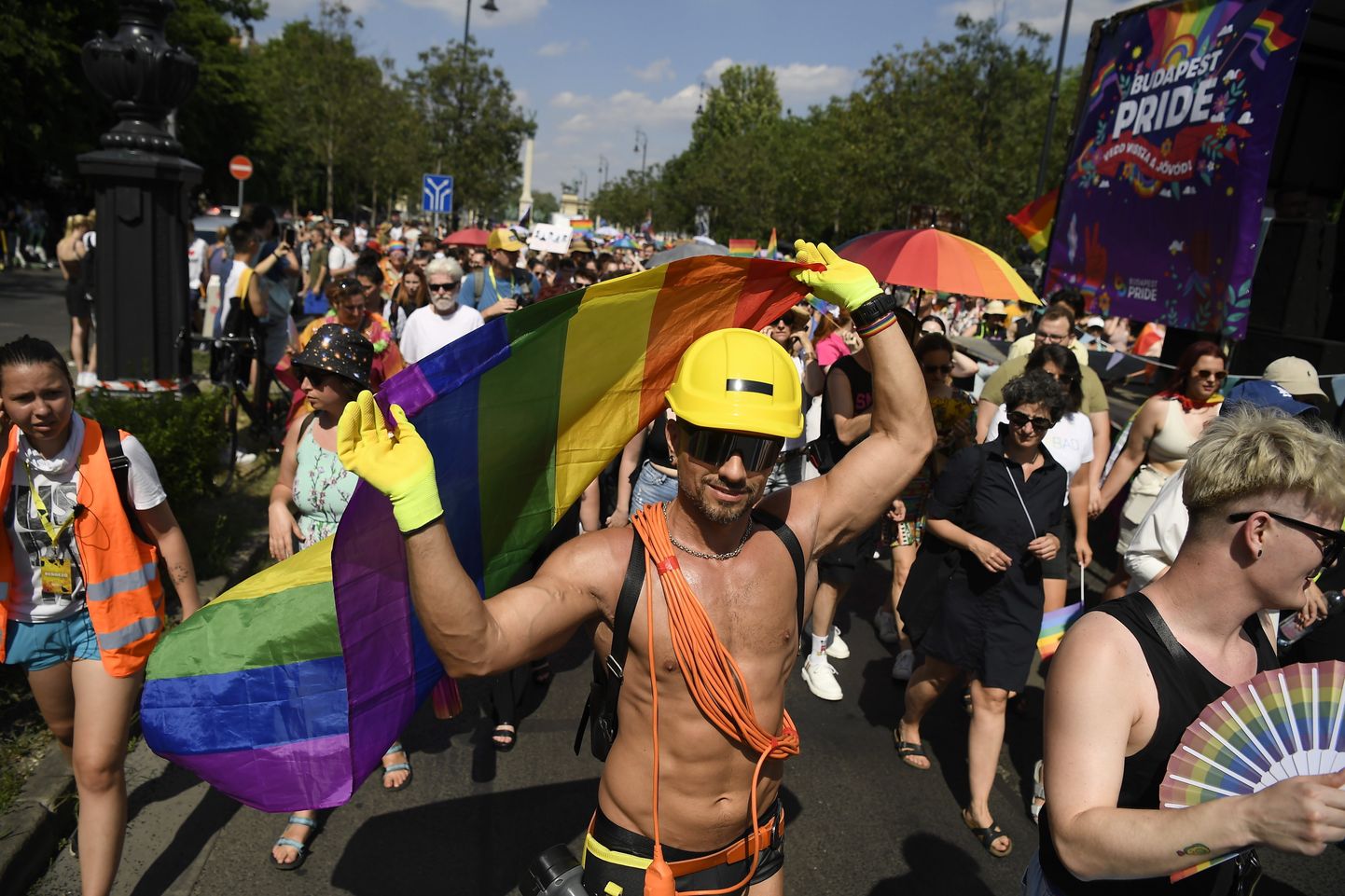Budapesti Pride 15. juulil 2023. aastal.