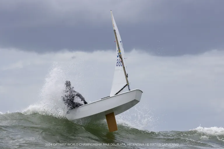 Elle Marie Kangur / 2024 Optimist World Championship. Club Nautico Mar del Plata, Argentina / © Matías Capizzano
