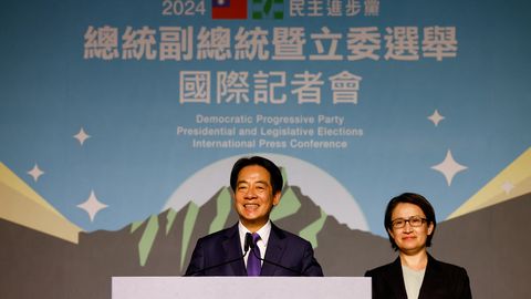 Taiwan valis Hiina hoiatuste kiuste presidendiks võimupartei kandidaadi Lai Ching-te