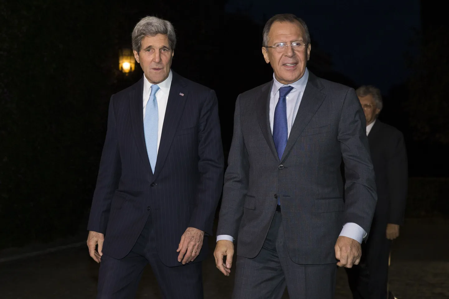 John Kerry (vasakul)ja Sergei Lavrov