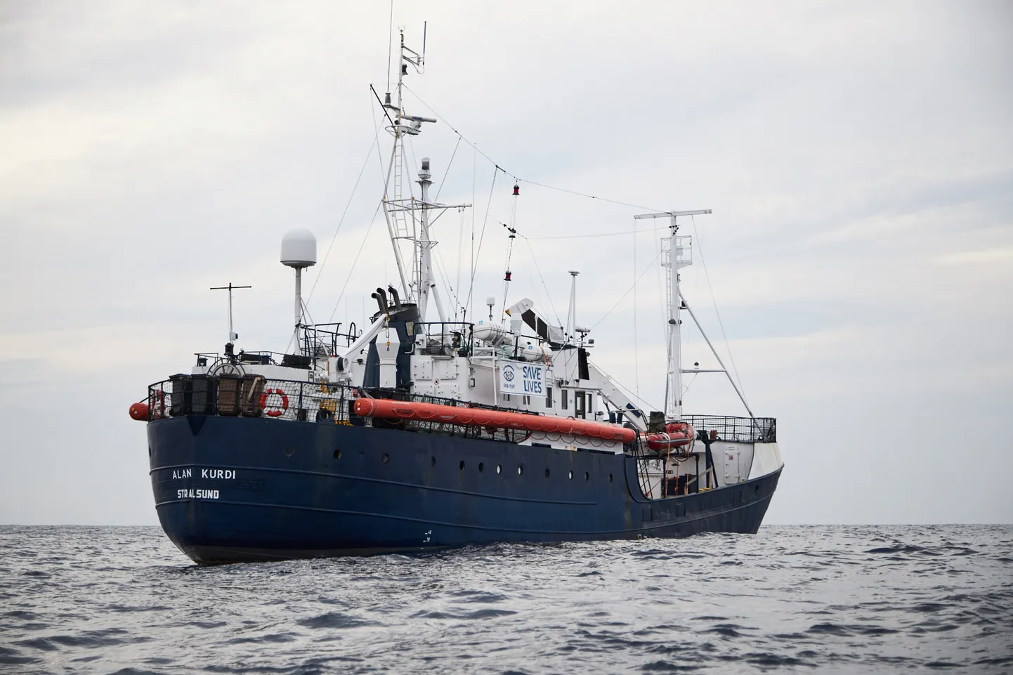Migrantu kuģis "Alan Kurdi" Vidusjūrā
