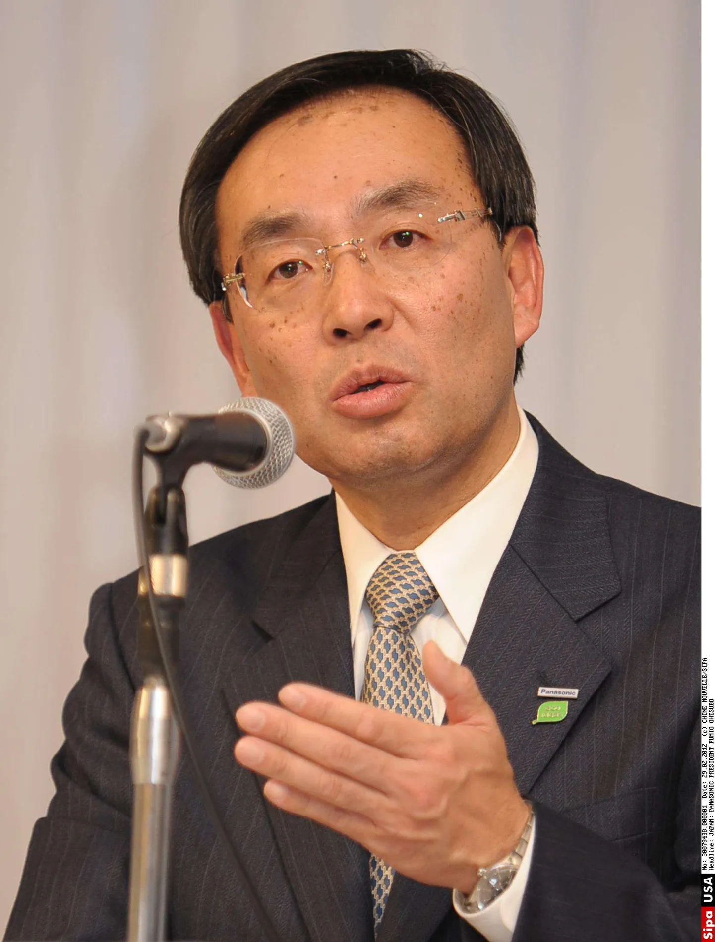 Panasonicu tulevane tegevjuht Kazuhiro Tsuga.