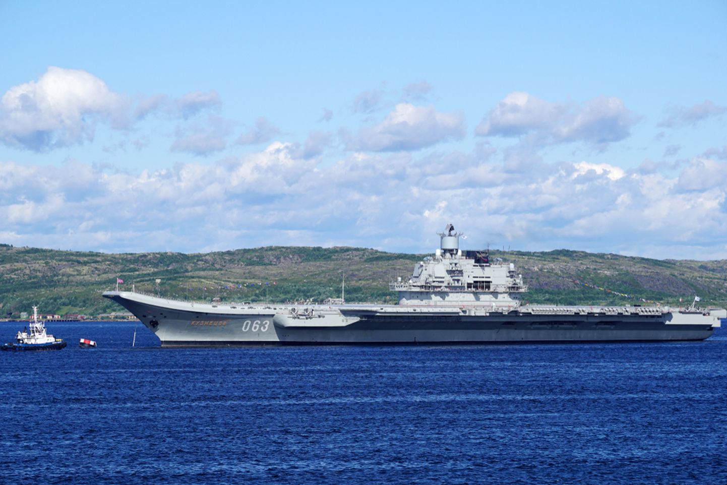 "Admiral Kuzņecov" (2017.gadā).