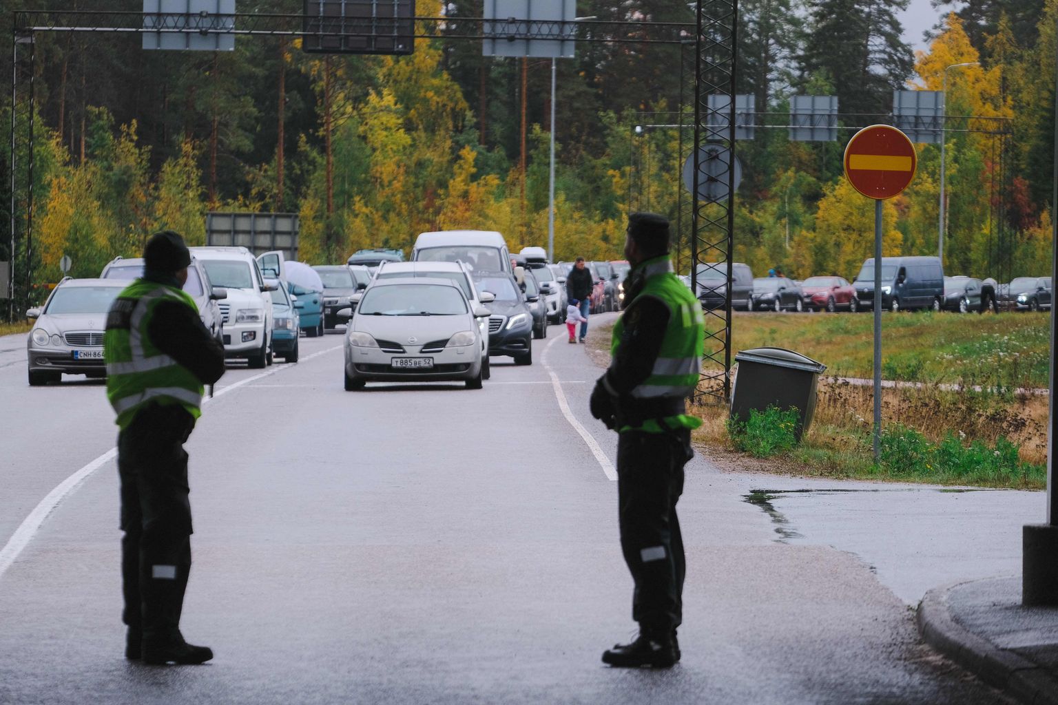 Soome-Vene piiripunkt eelmise aasta sügisel.