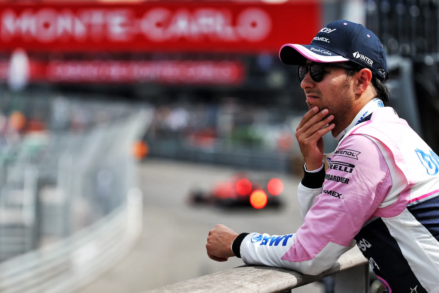 Racing Pointi sõitja Sergio Perez.