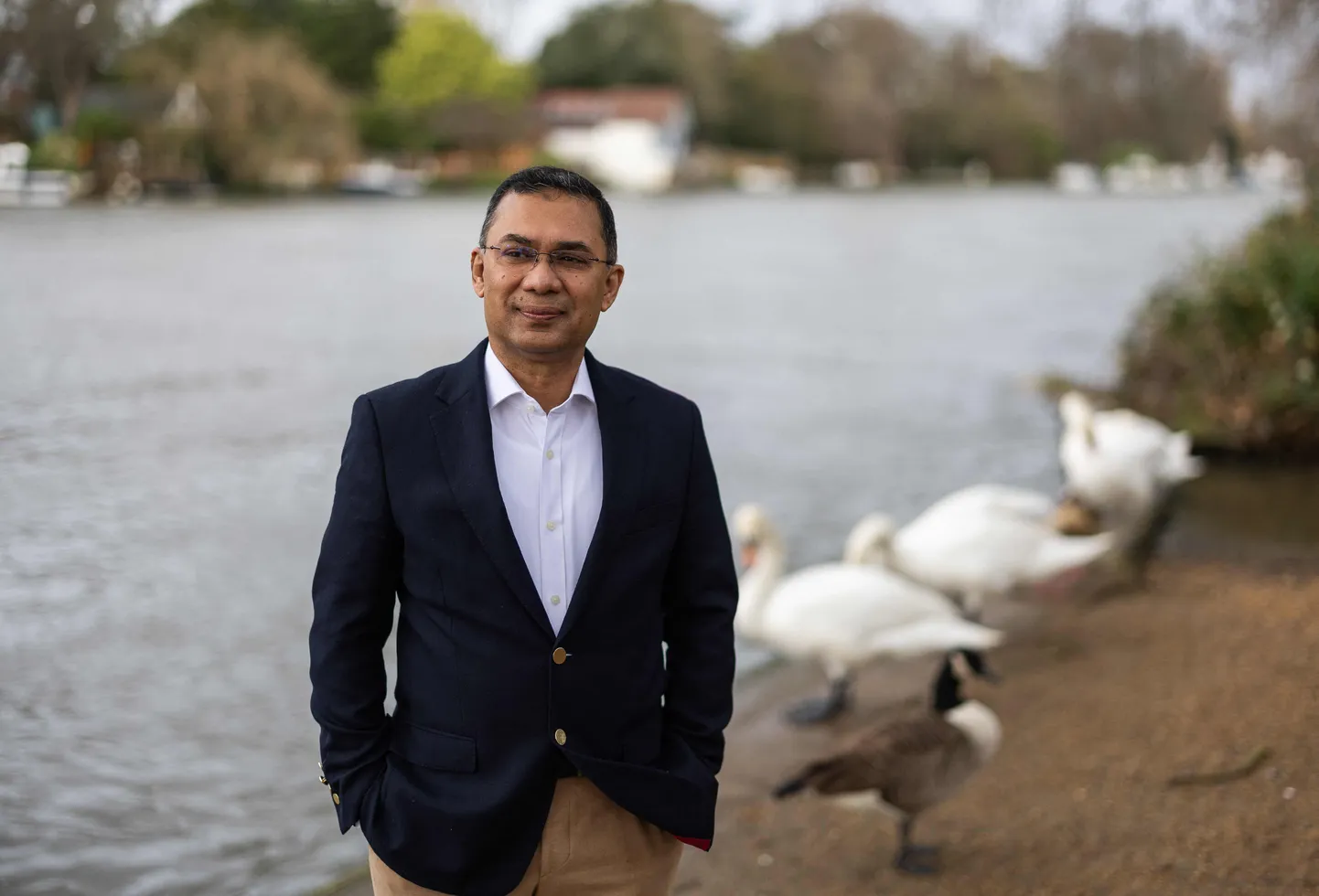 Paguluses elav opositsioonijuht Tarique Rahman.