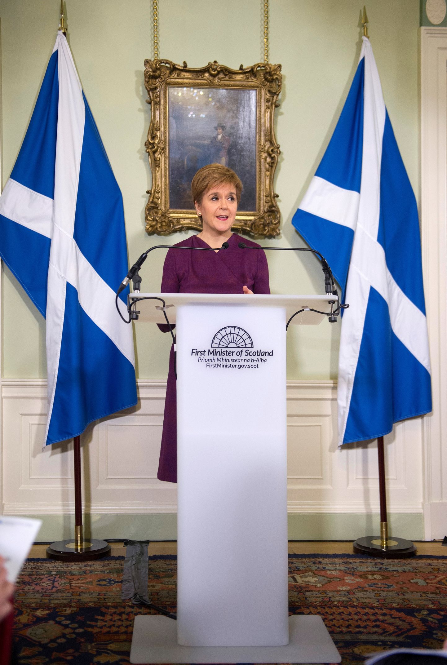 Šoti Rahvuspartei (SNP) juht ja Šotimaa esimene minister Nicola Sturgeon.