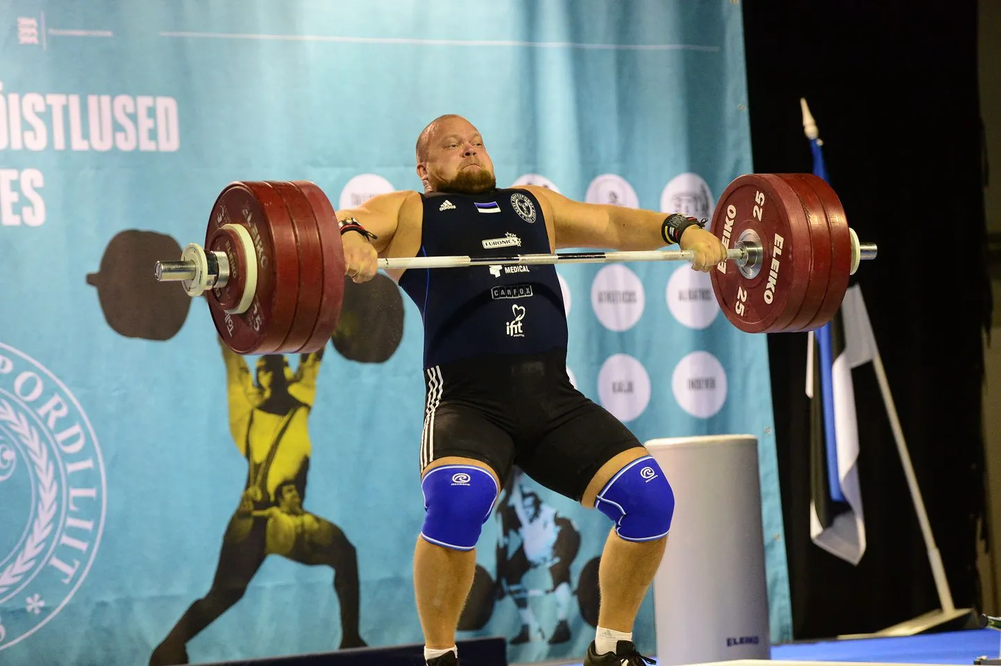 Mart Seim Võrus Eesti meistrivõistlustel.