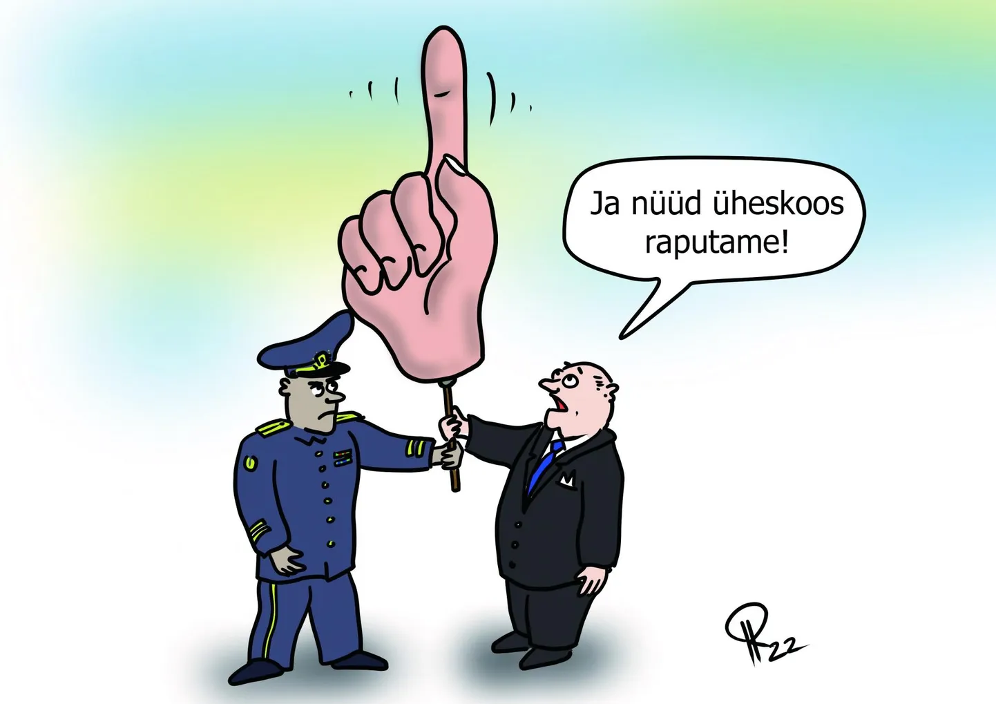 Nädala karikatuur "Kõige suurem sanktsioon".