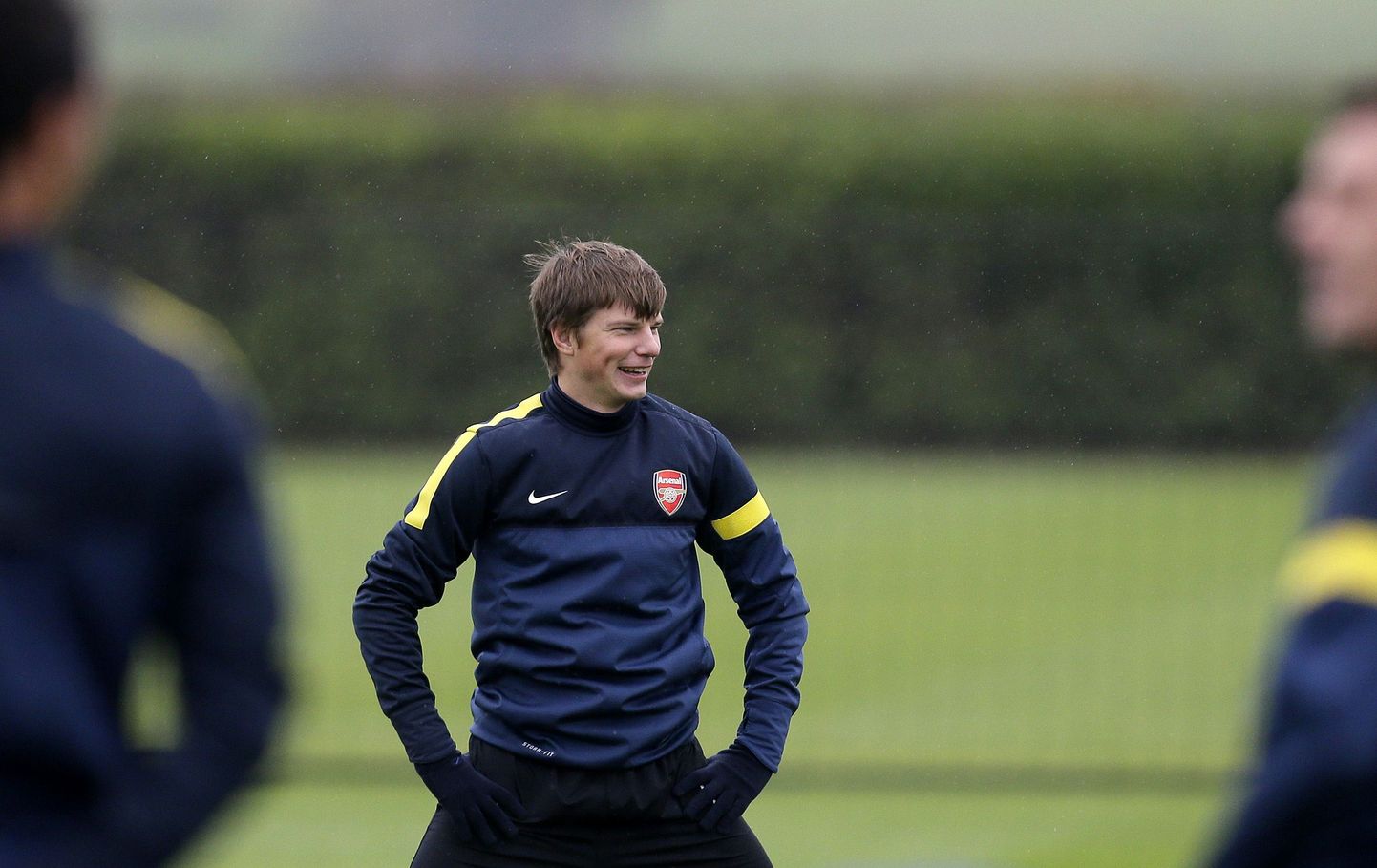 Андрей Аршавин во время тренировки в "Арсенале".