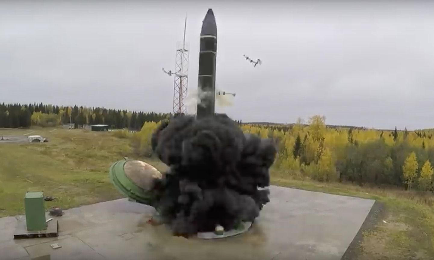 Venemaa mandritevahelise ballistilise raketi start. Foto on illustratiivne.