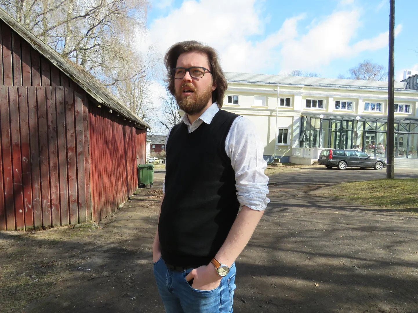 Otepää kultuurielu vedaja Jorma Riivald.