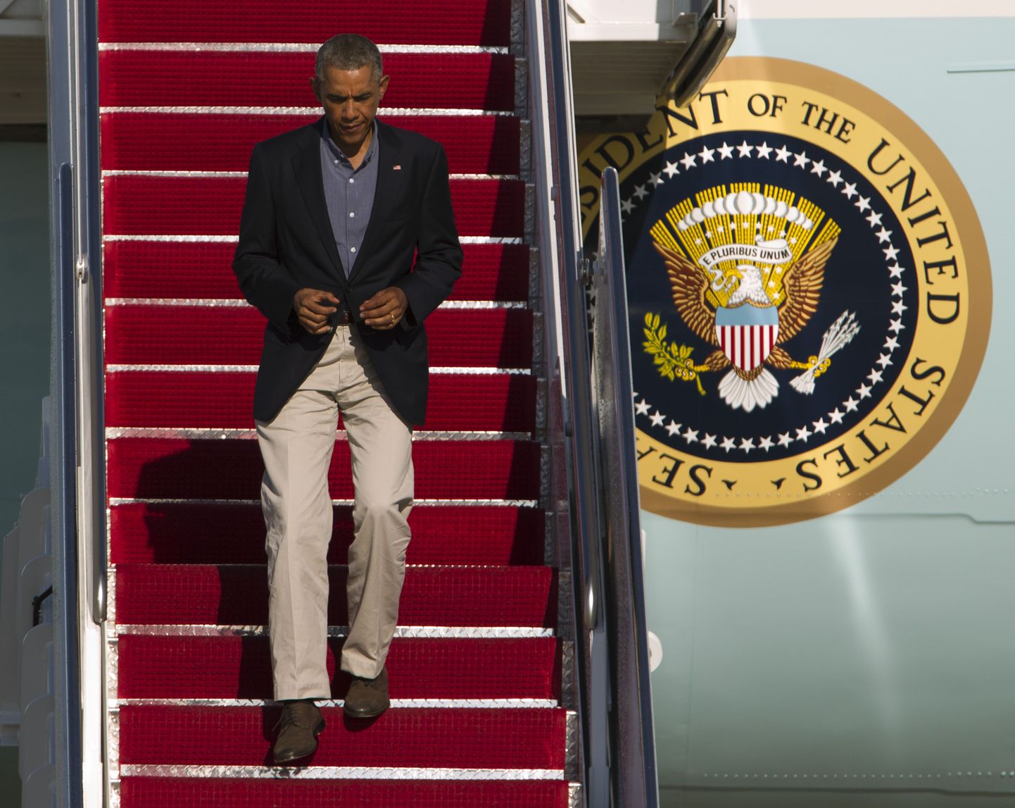 President Barack Obama ise lendab Air Force One'iga, mis jõuab Tallinnasse homme.