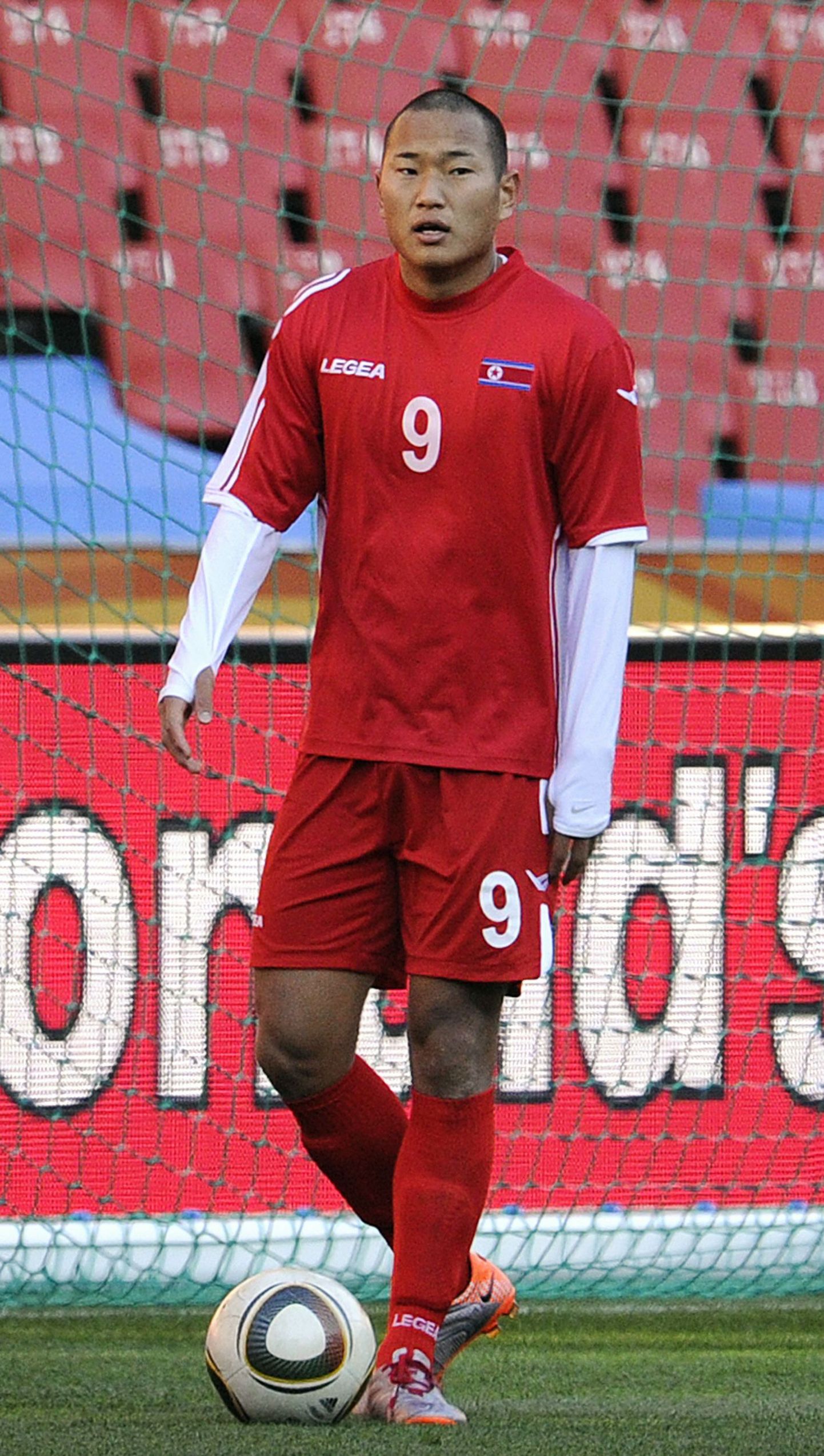 Põhja-Korea mängija Jong Tae-Se.