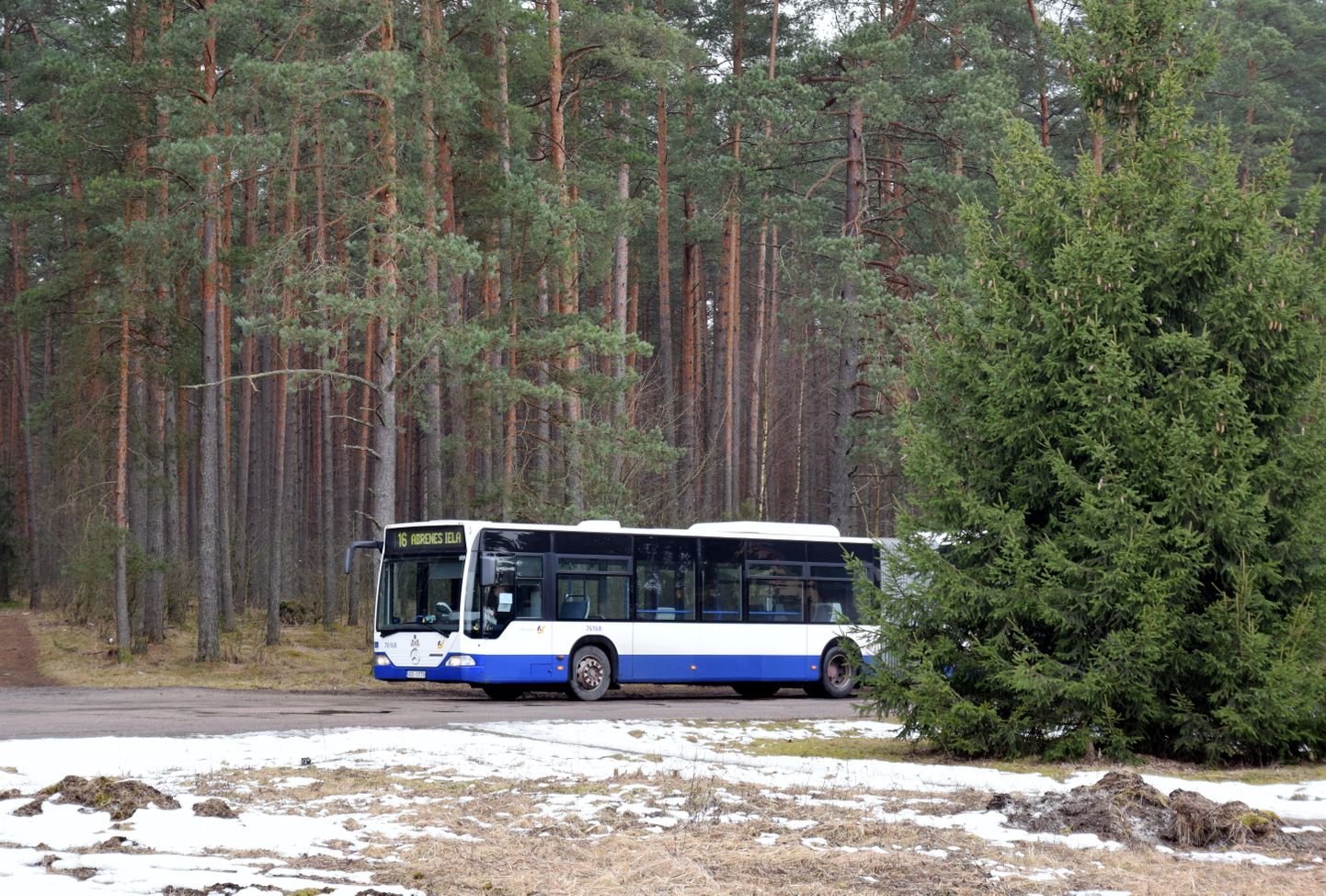 "Rīgas satiksmes" 16. maršruta autobuss; ilustratīvs foto.
