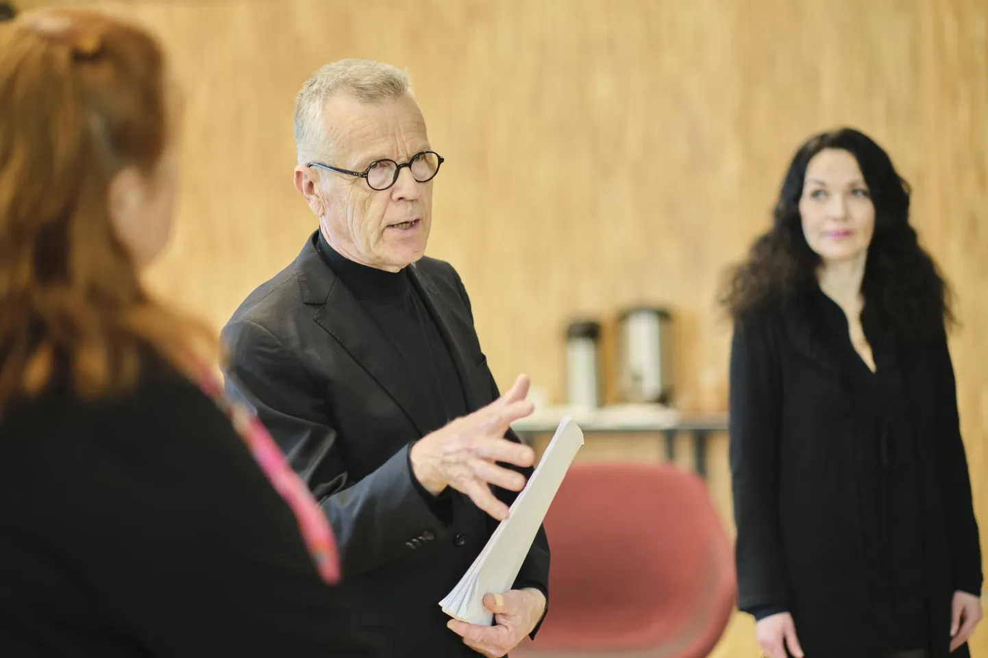Helilooja Olli Kortekangas ja libreto autor Elo Viiding