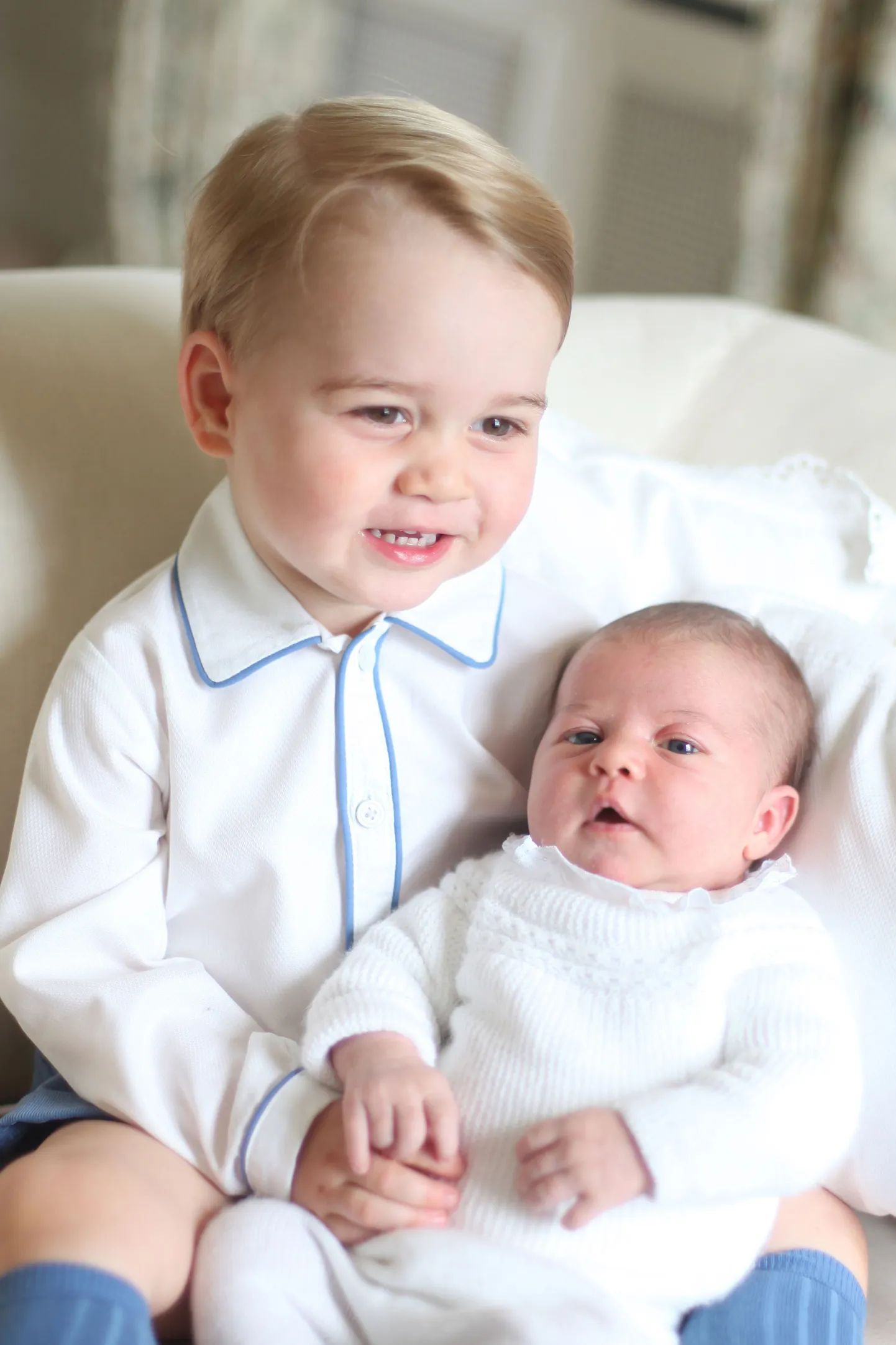 Prints George ja printsess Charlotte.