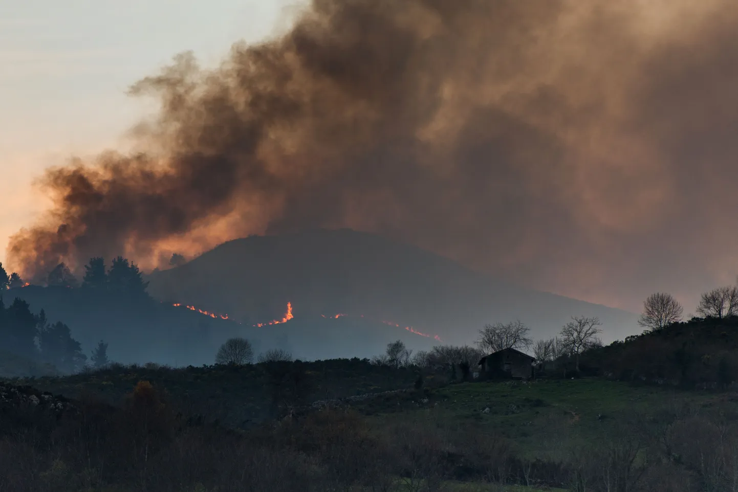 Maastikupõleng Hispaanias.