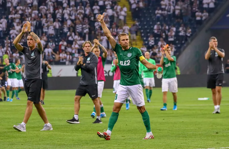 Frankfurdi Eintrachti ja FC Flora kohtusid möödunud aasta augustis Euroopa liiga teises eelringis.