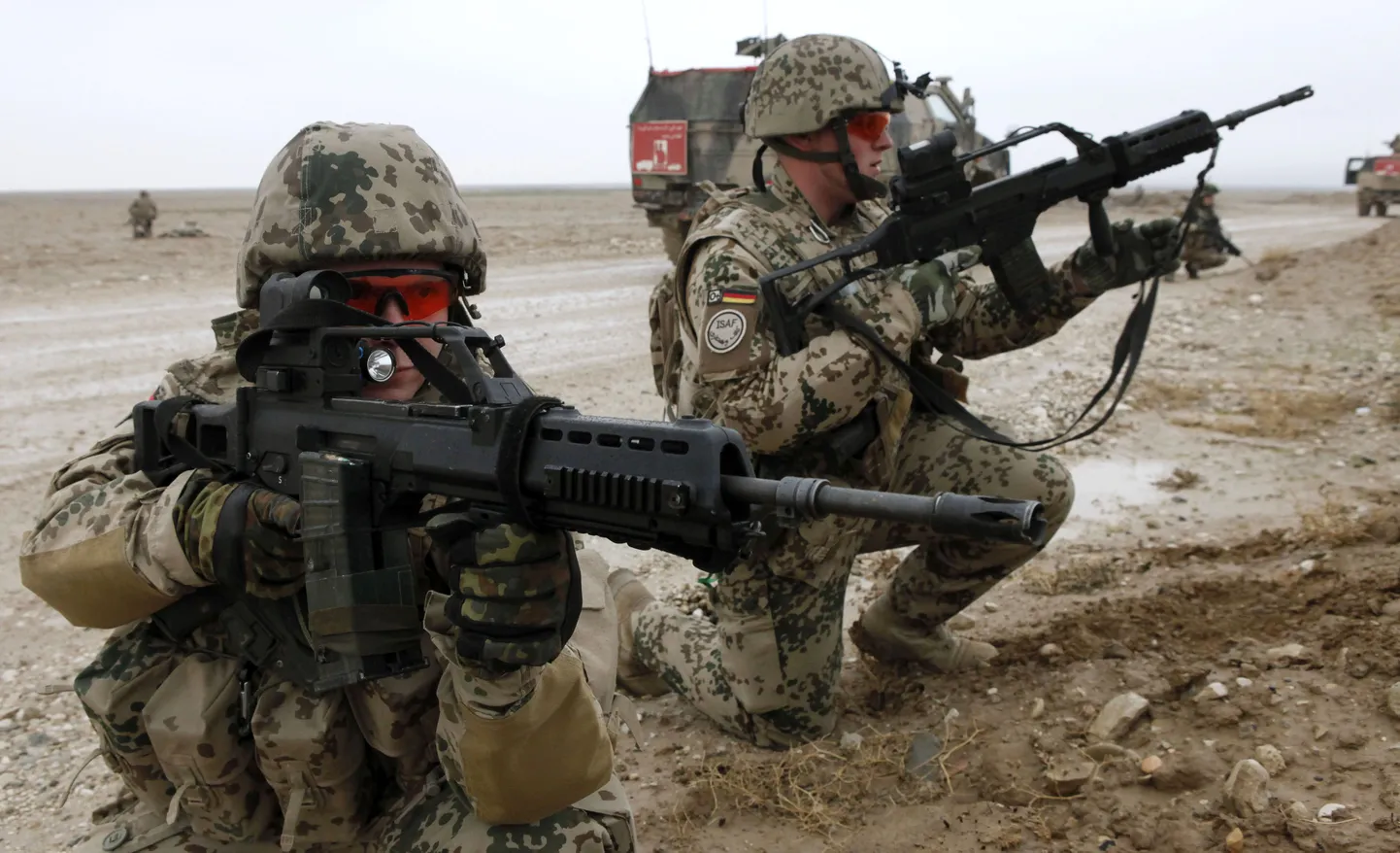 Saksa sõdurid HK G36 automaatidega