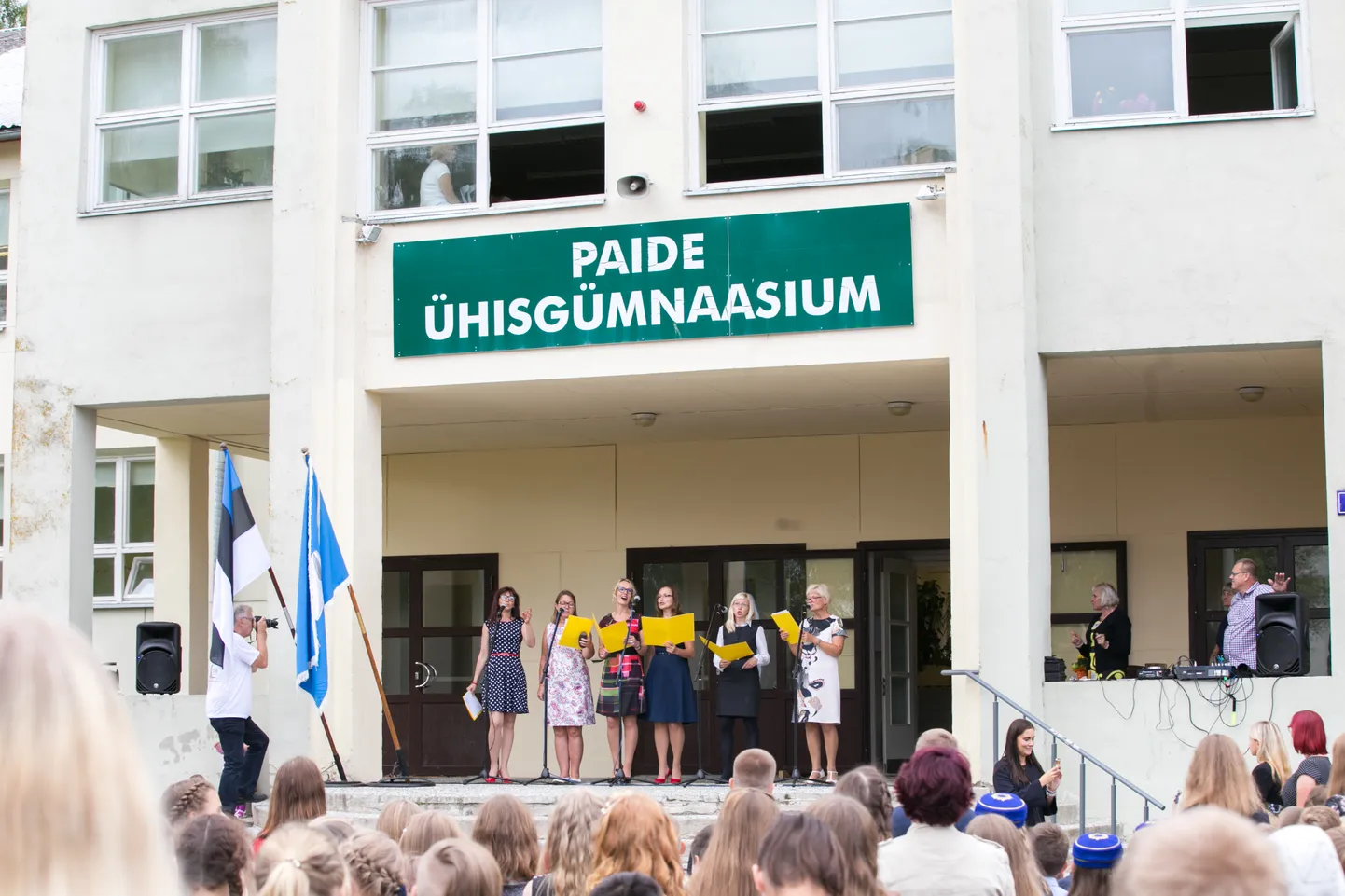 Paide ühisgümnaasiumi viimase õppeaasta algus.