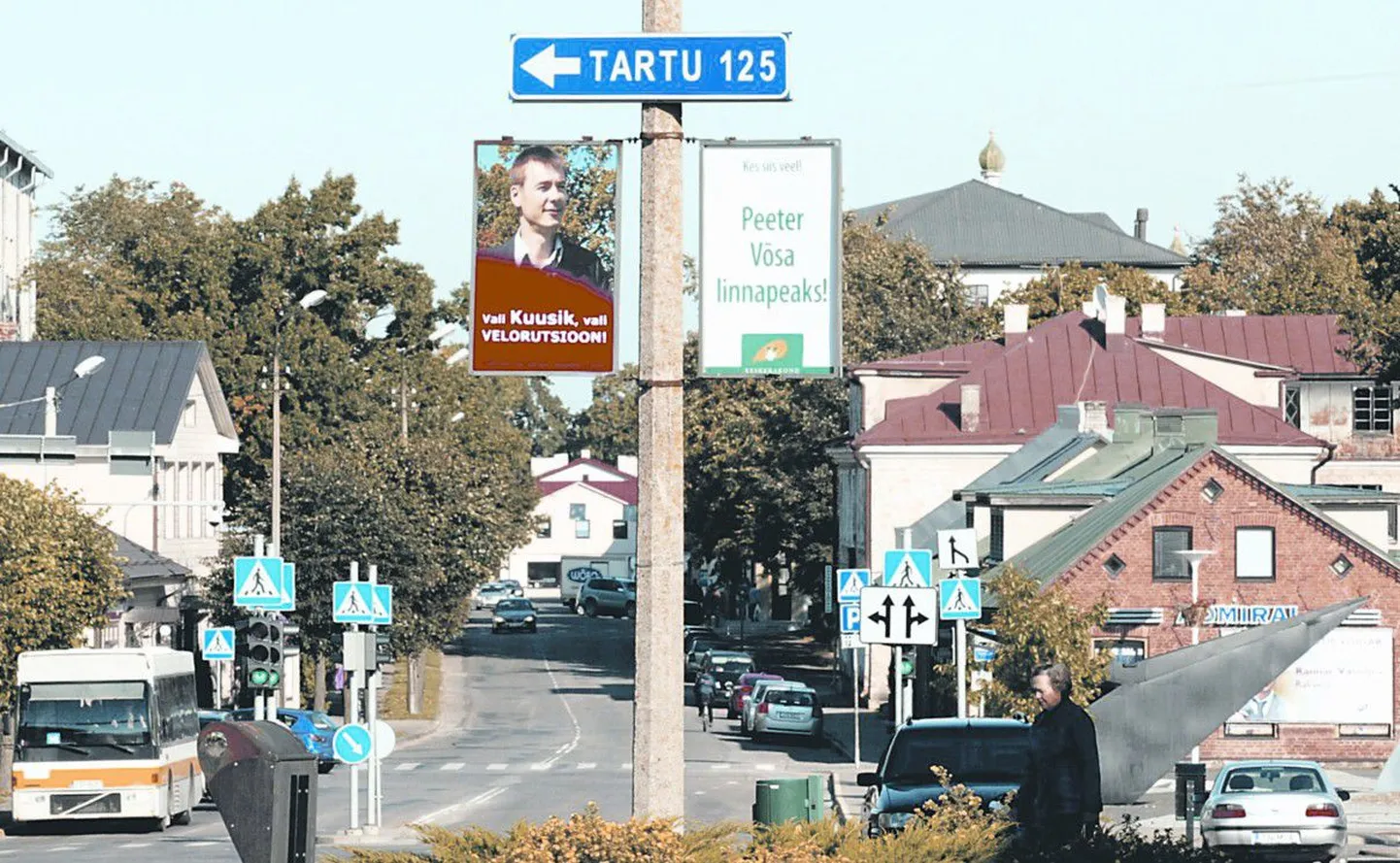 То, что в стране полным ходом идет предвыборная кампания, можно заметить во всех городах Эстонии.