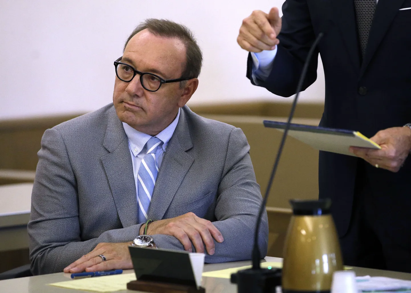 Kevin Spacey 2019. aasta juulis kohtus.